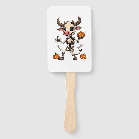 Skeletkoeparade Handwaaier (Voorkant)