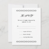 Skeletkoppeling (RSVP) - kleine uitnodiging (Achterkant)