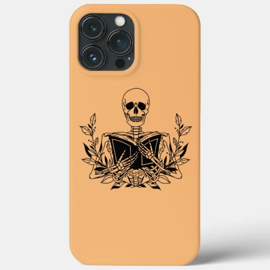 Skeletlezen Boekzoekerlezer Funny Gift Case-Mate iPhone Case (Achterkant)