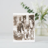 Skeletmarkt Briefkaart (Staand voorkant)