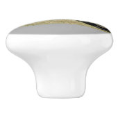 Skeletmotorfiets op keramische knobbels en pullen keramische knop (Zijkant)