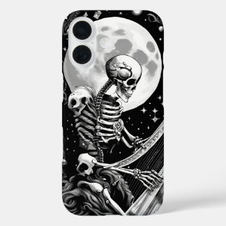 Skeleton and Harp III iPhone 16 Hoesje