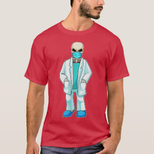 Skeleton Arts mantel T-shirt