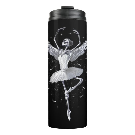 Skeleton Ballerina Thermosbeker (Voorkant)