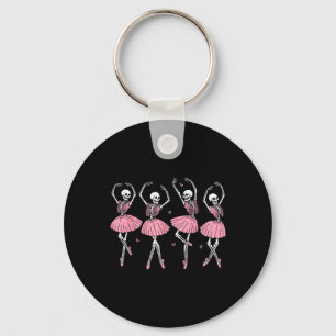 Skeleton Ballerinas Ballet Dance Cute Girl Hwe Sleutelhanger