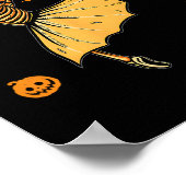 Skeleton Ballerinas Ballet Dance Cute Halloween Co Poster (Hoek)