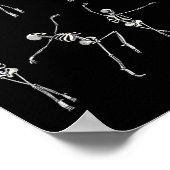 Skeleton Ballerina's Halloween kostuum Ballet Meis Poster (Hoek)