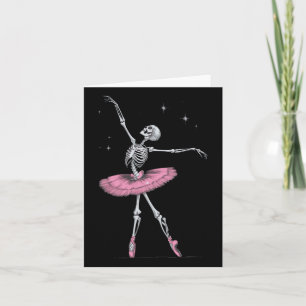 Skeleton Ballet Halloween Kostuum Funny Skull Kaart