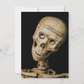 Skeleton Bash Halloween Party Kaart (Achterkant)