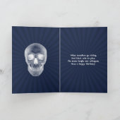 Skeleton biker 25e anniversaire carte (Intérieur)