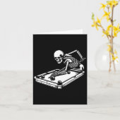 Skeleton Biljart Halloween Pool Snooker Biljart Kaart (Gele Bloem)