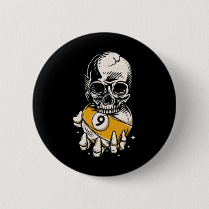Skeleton Biljart LL Snooker Pool Biljart Speler Ronde Button 5,7 Cm