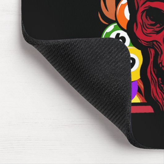 Skeleton Biljart Speler Snooker Pool Biljart Rac Muismat (Hoek)