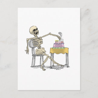 sKeLeToN BiRtHdAy CaKe Briefkaart