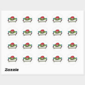 Skeleton Bob Ronde Sticker (Vel)
