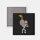 Skeleton Bomber Magnet Magneet (Voorkant / Achterkant)