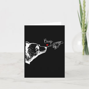 Skeleton Boop Beer Funny Halloween Girl Mannen Vro Kaart