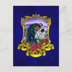 Skeleton Bride Briefkaart