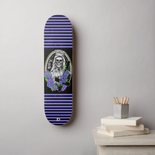 Skeleton Bride met Stripes Dd Brand Skateboard