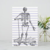 Skeleton Briefpapier (Staand voorkant)