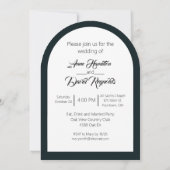 Skeleton bruid en bruidegom voor Halloween bruilof Kaart (Achterkant)