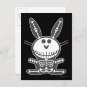 Skeleton Bunny Briefkaart (Voorkant / Achterkant)