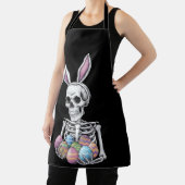 Skeleton Bunny met paaseieren Grappig Konijn Schort (Insitu)
