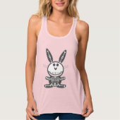Skeleton Bunny Tanktop (Voorkant)