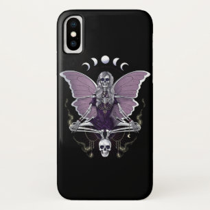 Skeleton Butterfly Goth iPhone X Hoesje