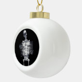 Skeleton Chest Xray kerstbal Keramische Bal Ornament (Rechts)