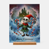 Skeleton Christmas Elf – Creepy Cute Dark Holiday  (Recto)