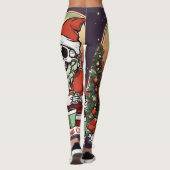Skeleton Christmas legging (Achterkant)