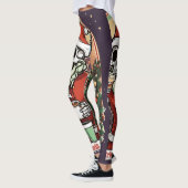 Skeleton Christmas legging (Links)