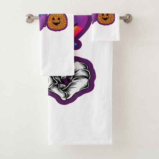 Skeleton Citrouille Peace Love Halloween (En situation)