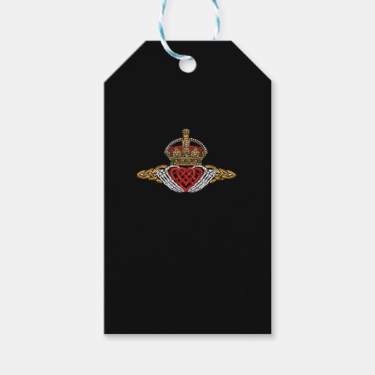 Skeleton Claddagh Color Cadeaulabel (Voorkant)
