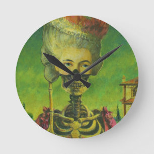 Skeleton Clock Ronde Klok