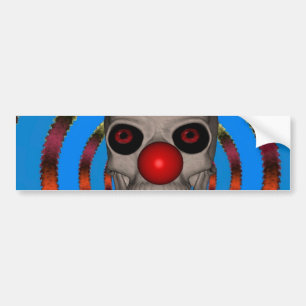 Skeleton Clown Bumpersticker