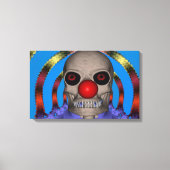 Skeleton Clown Canvas Afdruk (Voorkant)