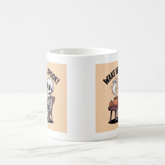 Skeleton Coffee Mug - Réveillez-vous Spock Hallowe (Centre)