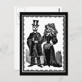 Skeleton Couple - Carte postale (Devant / Derrière)