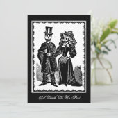 Skeleton Couple - Invitation (Debout devant)