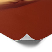 Skeleton Cowboy équitation Dinosaure Poster - Sci- (Coin)