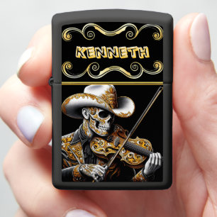 Skeleton Cowboy speelt viool