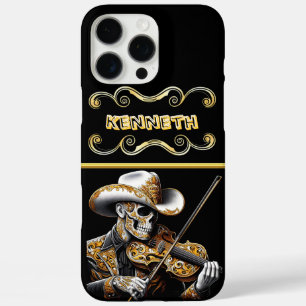 Skeleton Cowboy speelt viool iPhone 16 Pro Max Hoesje
