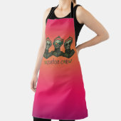 Skeleton crew All-Over Print Apron Schort (Insitu)