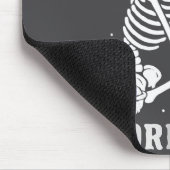 Skeleton Crochet Crafter Tee Just One More Row Muismat (Hoek)