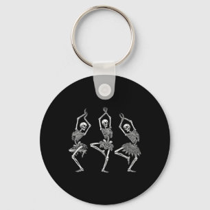 Skeleton Dance Ballet Flats Ballet Halloween Koste Sleutelhanger