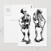 Skeleton Dance briefkaart (Voorkant / Achterkant)