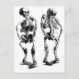 Skeleton Dance briefkaart