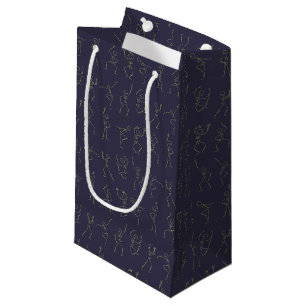 Skeleton Dance Halloween kleine geschenktas - paar Klein Cadeauzakje